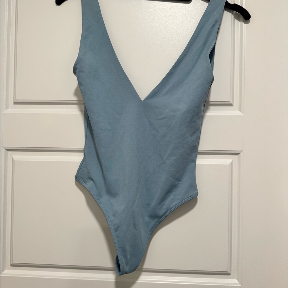 Aritzia Blue Bodysuit Babaton size xs